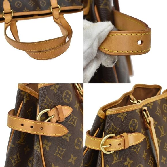 LOUIS VUITTON Batignolles Horizontal Shoulder Bag Monogram Brown M51154 14EF711 - Picture 9 of 15